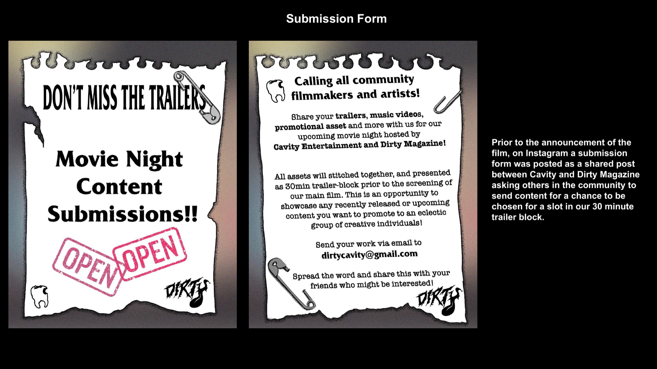 Don’t Miss The Trailers open-call campaign