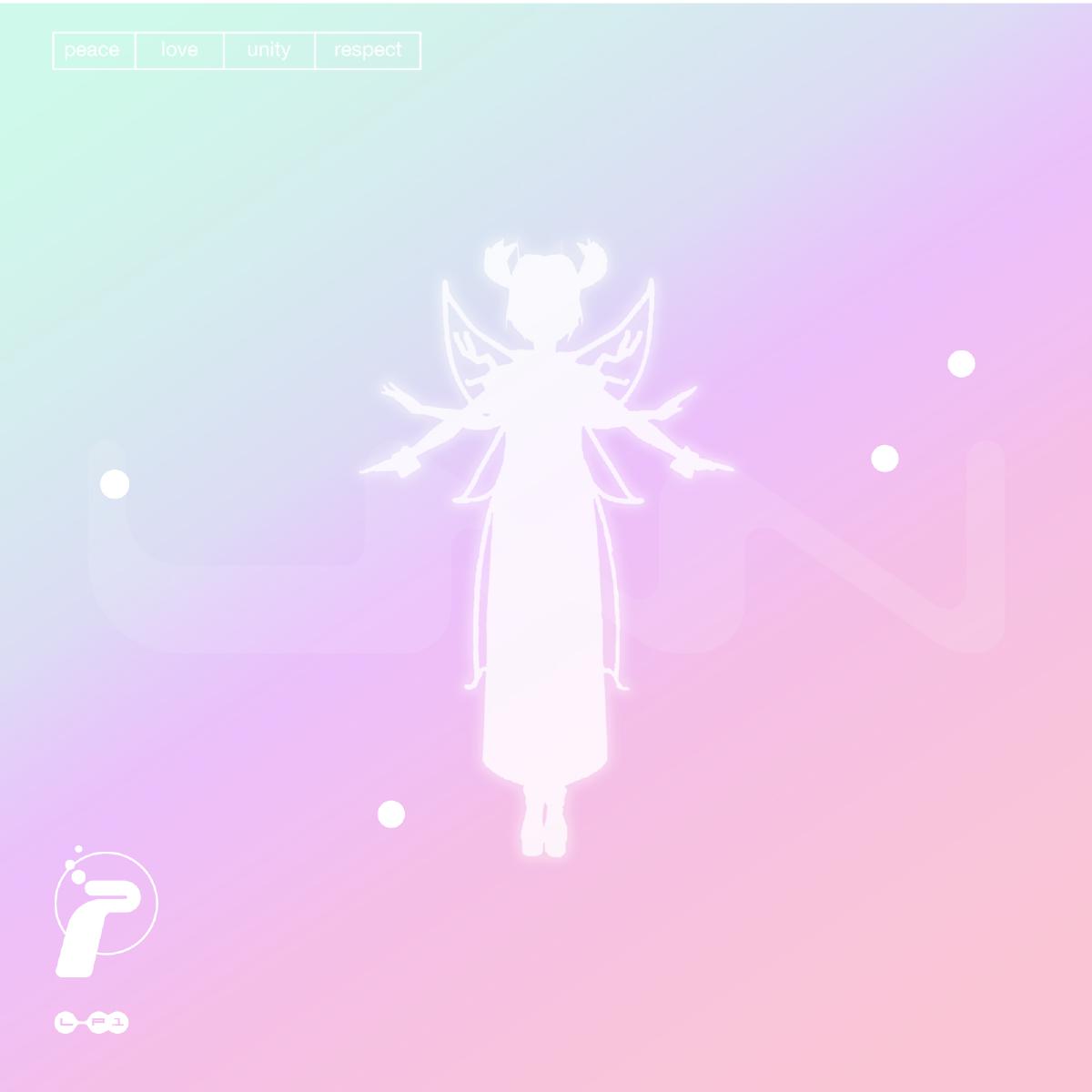 PLUR Peace Love Unity Respect campaign artwork featuring Lanita