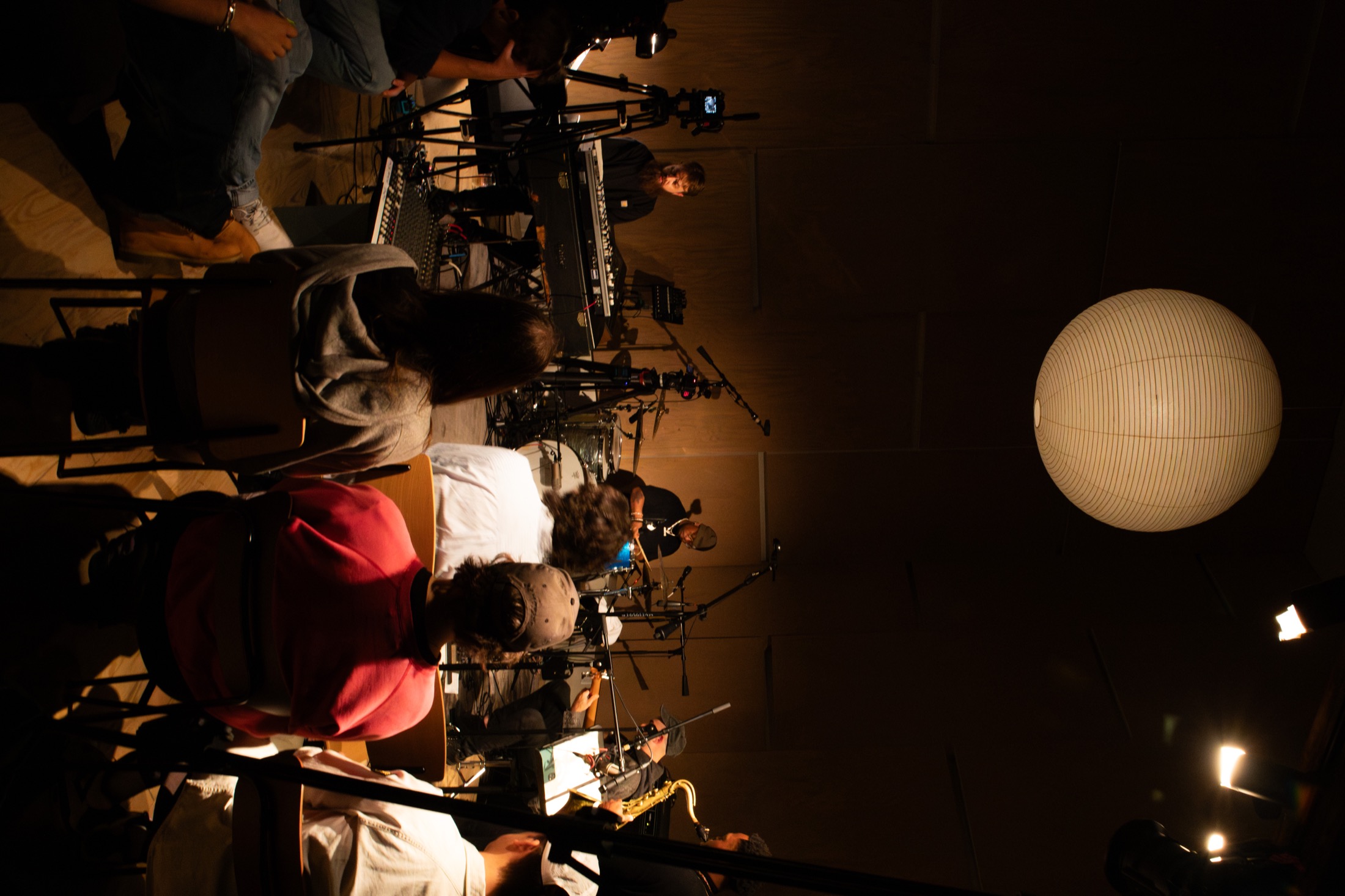 Audience watching Supah Mario’s live band at Gary’s Electric photographed by Colin Padulo