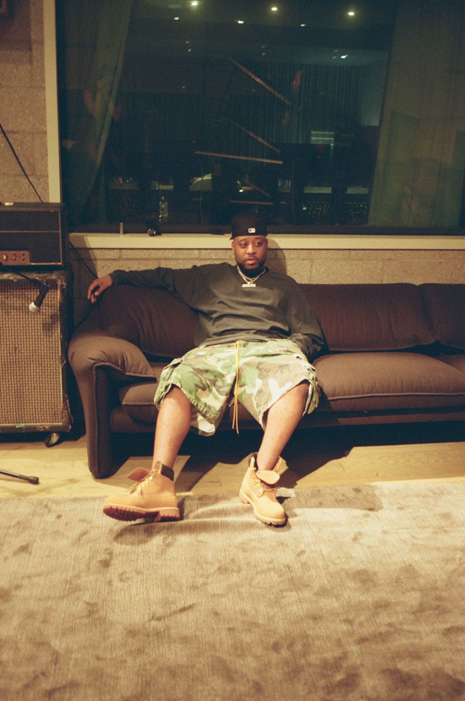 Supah Mario studio portrait photographed by Ellen Lee